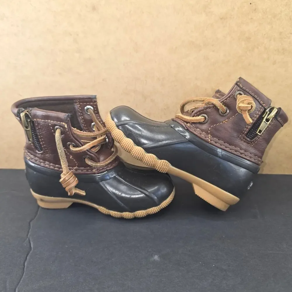 Sperry Saltwater duck boots toddler Size 6M